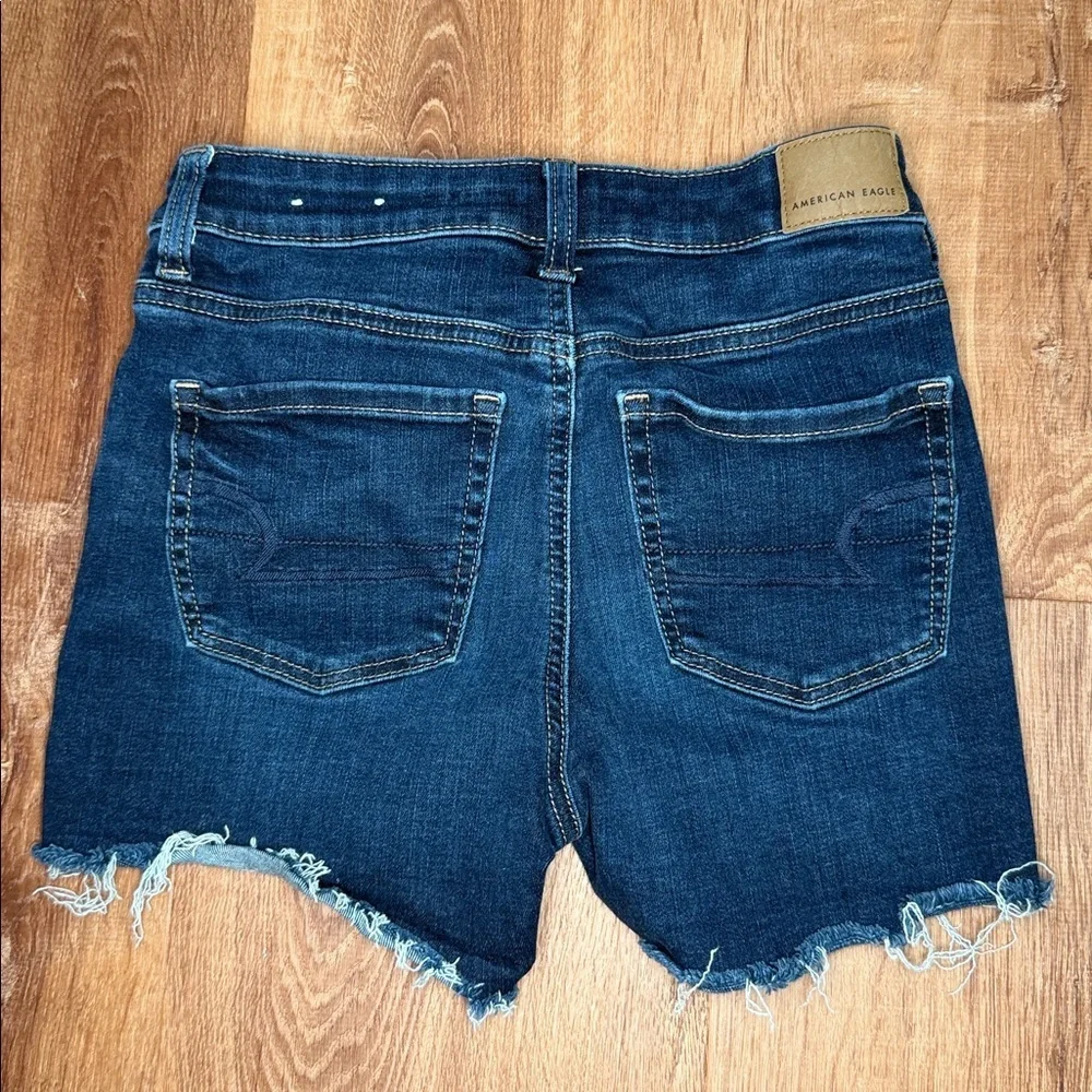 American Eagle‎ Outfitters Hi Rise Shortie Denim Shorts size 2